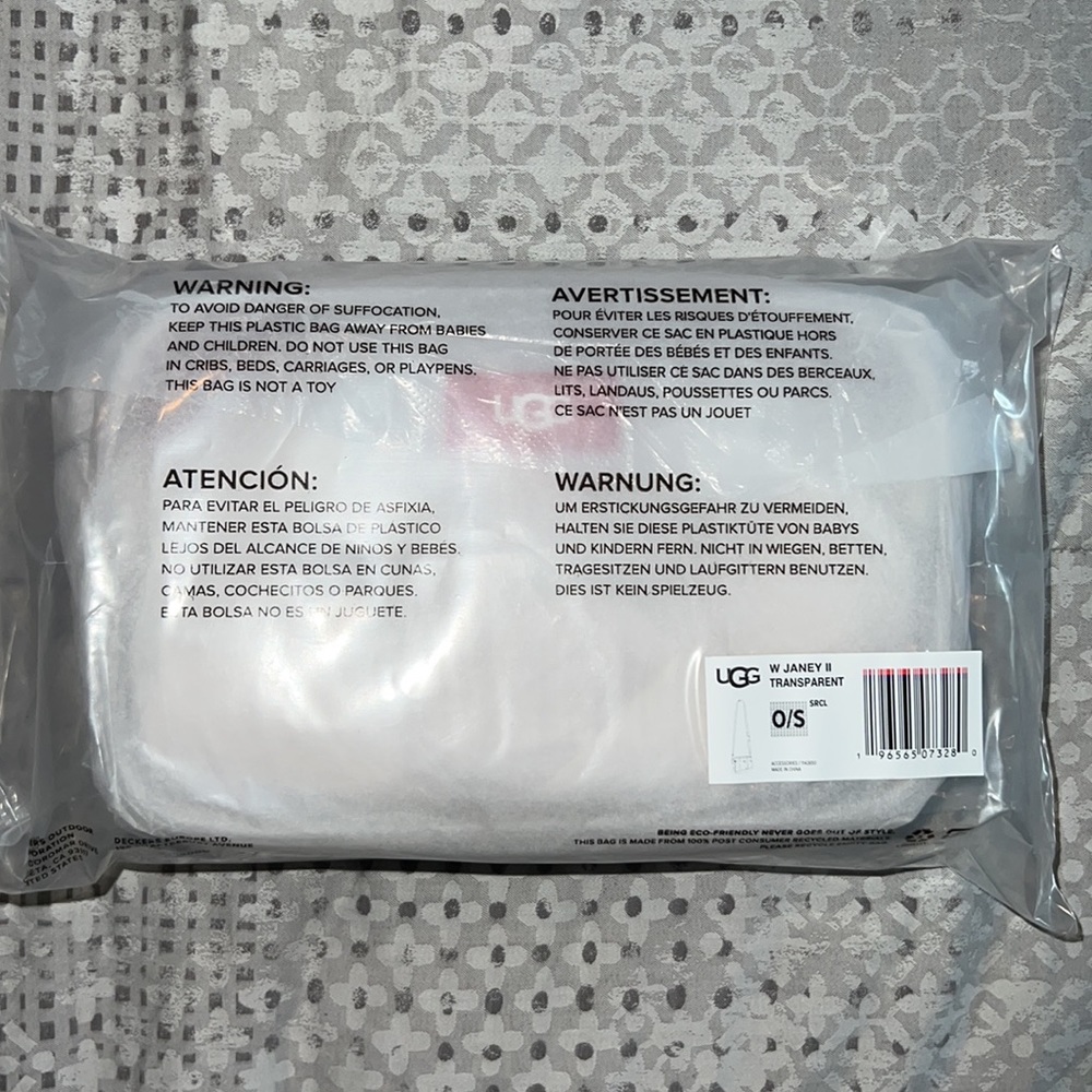 NWT UGG Janey II Transparent (3 in 1) Red Crossbody - Picture 8 of 11